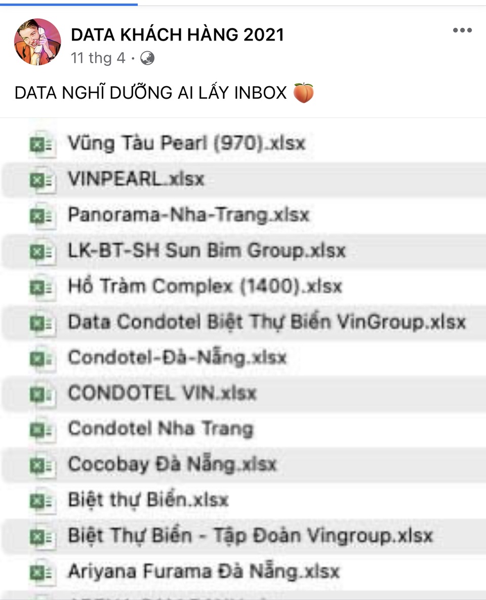 Rao bán dữ liệu cá nhân giá rẻ hơn rau - 2 Rao bán dữ liệu cá nhân giá rẻ hơn rau - 2