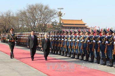 Tổng Bí thư Nguyễn Phú Trọng gửi điện cảm ơn Chủ tịch Trung Quốc