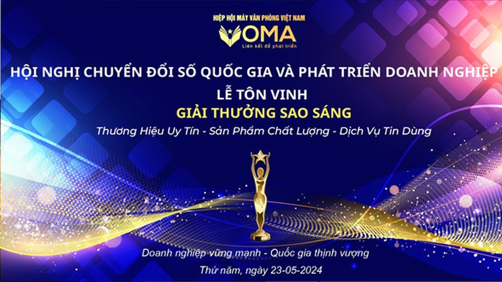 Khởi động giải thưởng Sao Sáng trong lĩnh vực máy và thiết bị văn phòng Việt Nam - 1 Khởi động giải thưởng Sao Sáng trong lĩnh vực máy và thiết bị văn phòng Việt Nam - 1
