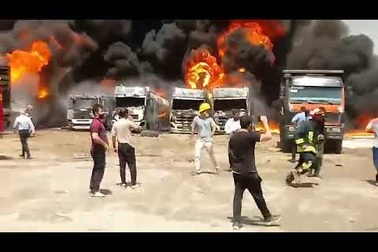 6 xe bồn Iran phát nổ sau hàng loạt vụ tấn công bí ẩn