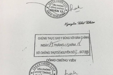 Báo động văn phòng công chứng giả tại TPHCM