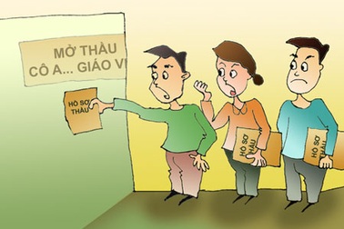 Bỏ thầu… cô giáo xịn!