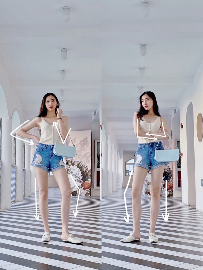 Tuyệt đỉnh những cách tạo dáng giúp các chị em có được bức ảnh chân dài đẹp thần sầu - Ảnh 4. Tuyệt đỉnh những cách tạo dáng giúp các chị em có được bức ảnh chân dài đẹp thần sầu - Ảnh 4.