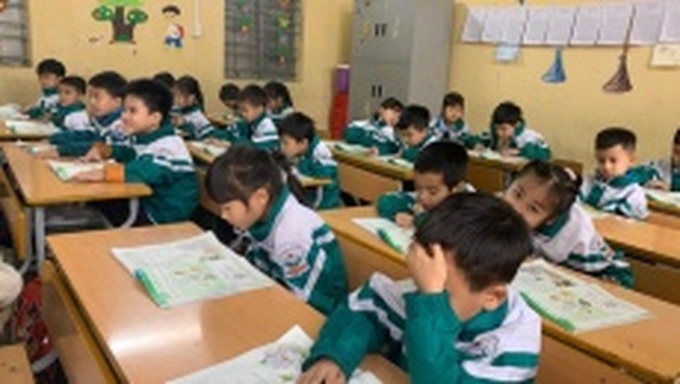 Hưng Yên: Học sinh lớp 1 học trực tiếp kết hợp học trực tuyến