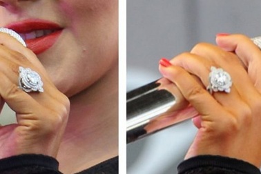 Những chiếc nhẫn đính hôn ấn tượng của “sao”