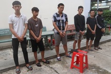 Bắt 6 thanh niên xách mã tấu chặn người đi đường cướp tài sản