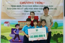 Bạn đọc Dân trí nhận đỡ đầu, chắp cánh ước mơ học sinh trên đảo Cồn Cỏ