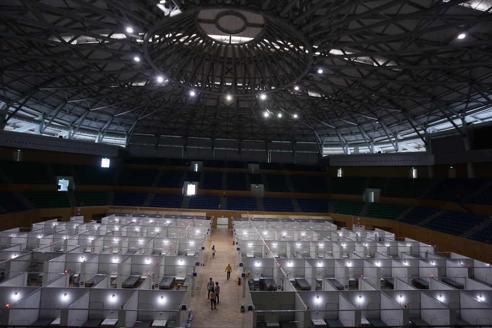 Hình ảnh mới nhất bên trong Bệnh viện dã chiến Tiên Sơn trước giờ bàn giao - 1