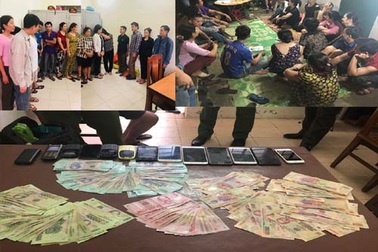 Triệt phá 2 sới bạc trong đêm chung kết Worl Cup