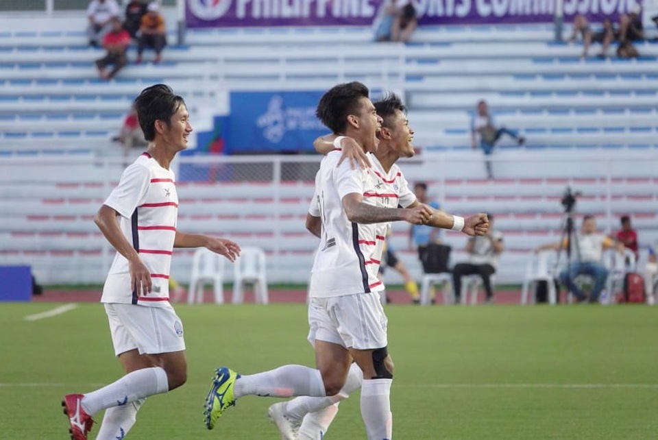 U22 Campuchia vỡ òa niềm vui khi làm nên lịch sử ở SEA Games - 1 U22 Campuchia vỡ òa niềm vui khi làm nên lịch sử ở SEA Games - 1