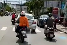 Đã xác định được người rải bột lạ trên đường ở TPHCM