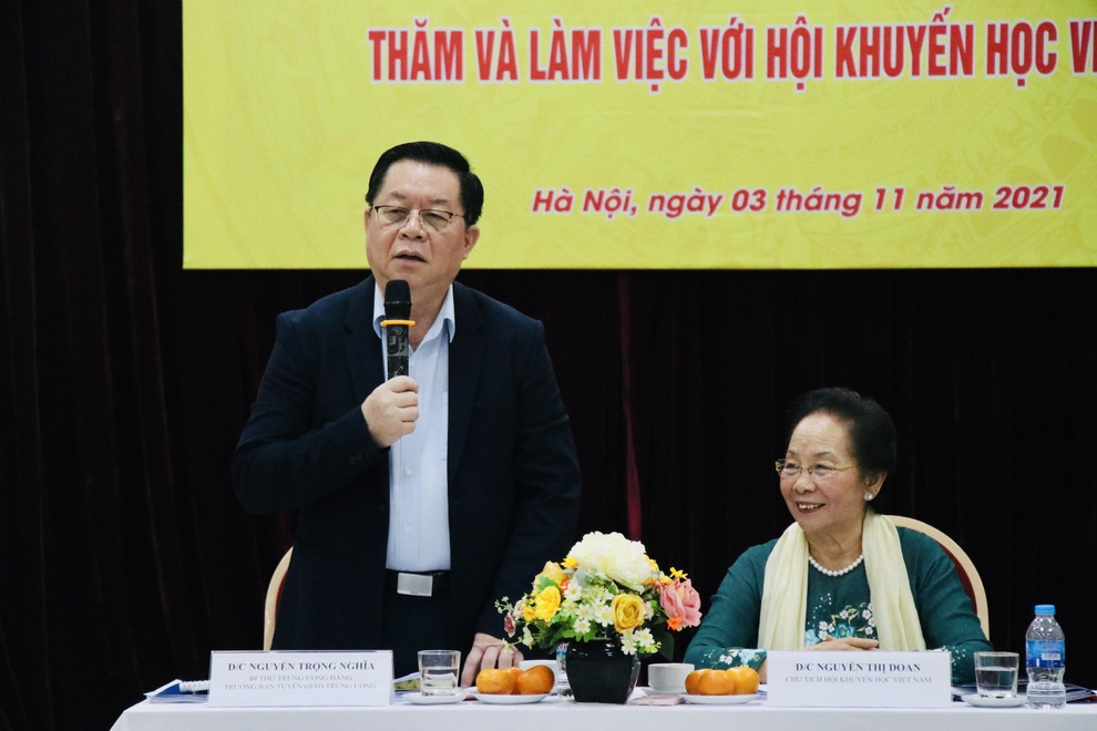 Trưởng Ban Tuyên giáo Trung ương thăm, làm việc tại Hội Khuyến học Việt Nam - 2 Trưởng Ban Tuyên giáo Trung ương thăm, làm việc tại Hội Khuyến học Việt Nam - 2