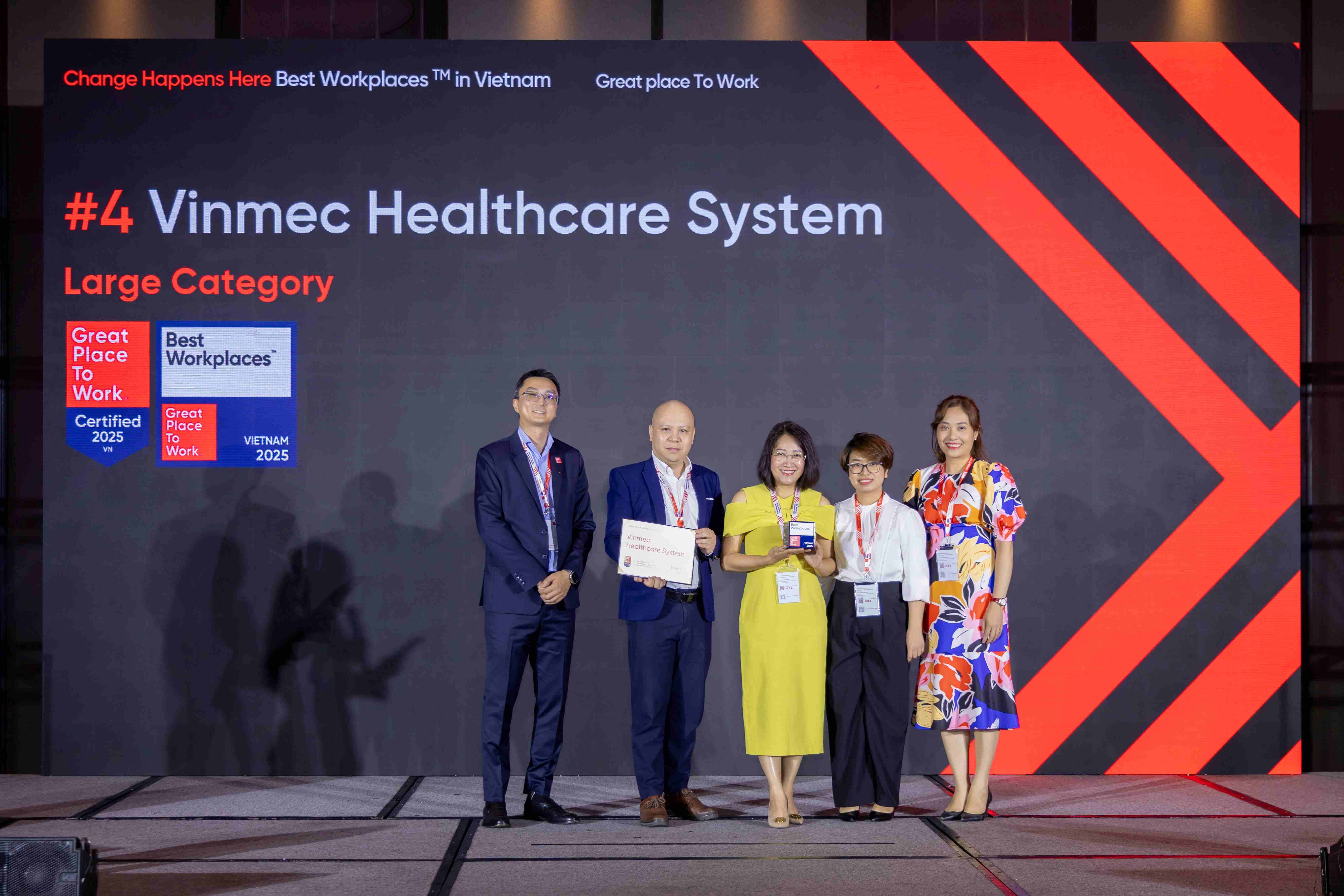Vinmec được vinh danh Top 5 nơi làm việc xuất sắc nhất Việt Nam - 1