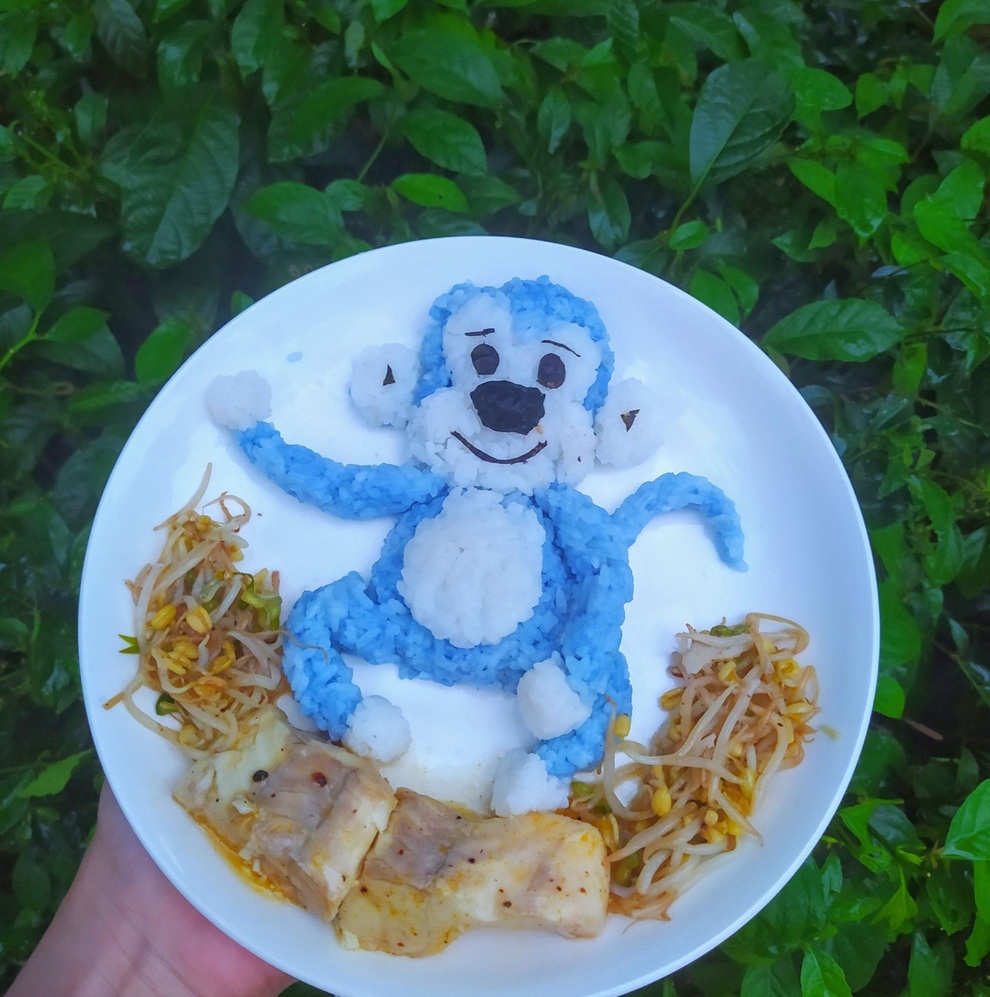 Những bữa ăn tạo hình ngộ nghĩnh giúp con ngon miệng của người mẹ xứ Huế - 8 Những bữa ăn tạo hình ngộ nghĩnh giúp con ngon miệng của người mẹ xứ Huế - 8