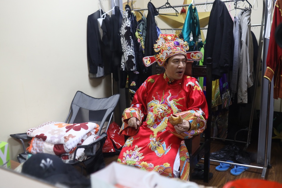 Hình ảnh hài hước trong buổi ghi hình không khán giả của Táo Quân - 4 Hình ảnh hài hước trong buổi ghi hình không khán giả của Táo Quân - 4