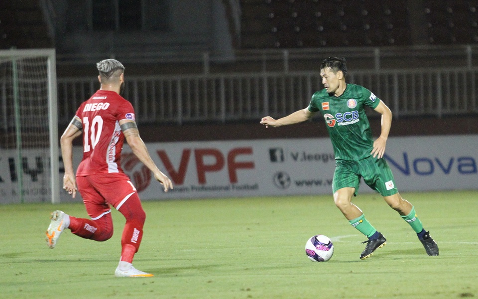 Cựu tuyển thủ Nhật Bản chơi mờ nhạt, Sài Gòn FC suýt thua đội Hải Phòng - 1 Cựu tuyển thủ Nhật Bản chơi mờ nhạt, Sài Gòn FC suýt thua đội Hải Phòng - 1