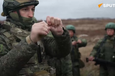 Nga lần đầu công bố video lính Triều Tiên huấn luyện tại Kursk