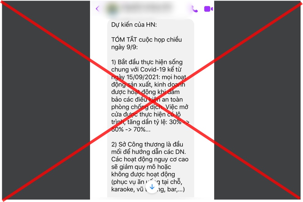 Thông tin Hà Nội bỏ giấy đi đường được lan truyền trên mạng là giả mạo - 1 Thông tin Hà Nội bỏ giấy đi đường được lan truyền trên mạng là giả mạo - 1