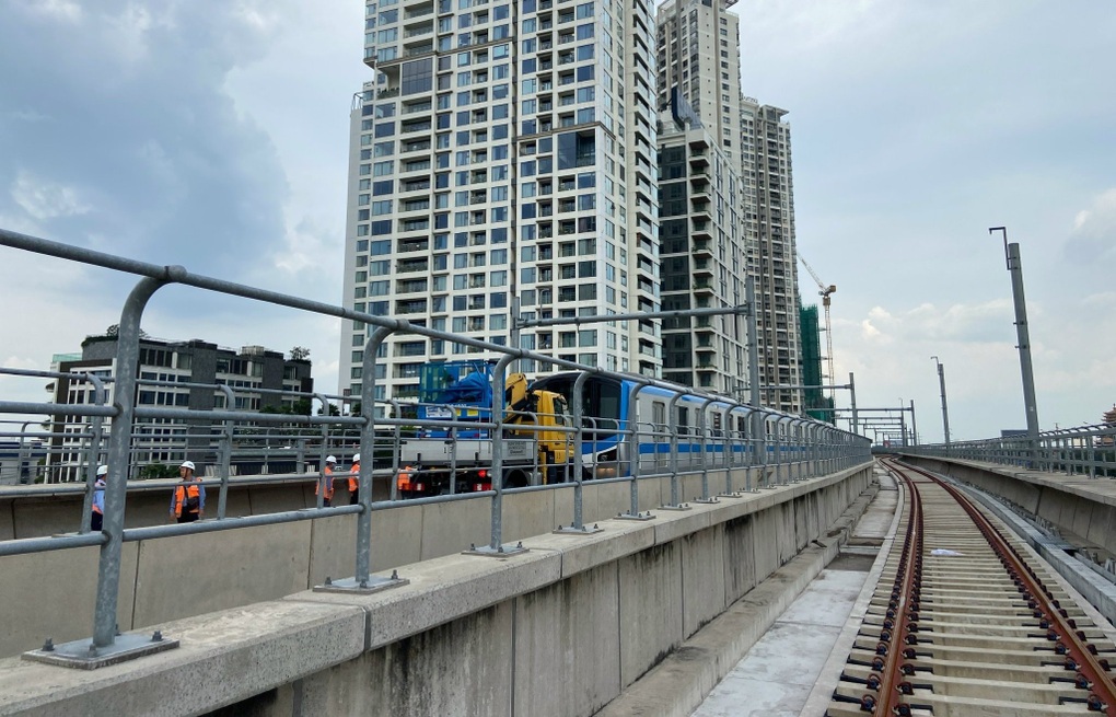 Metro số 1 Bến Thành - Suối Tiên chạy thử nghiệm nội bộ - 1 Metro số 1 Bến Thành - Suối Tiên chạy thử nghiệm nội bộ - 1
