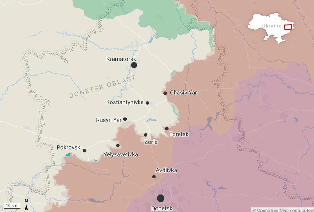 Quân tinh nhuệ Nga áp sát chốt chặn Donetsk, Ukraine căng mình ứng phó - 2 Quân tinh nhuệ Nga áp sát chốt chặn Donetsk, Ukraine căng mình ứng phó - 2