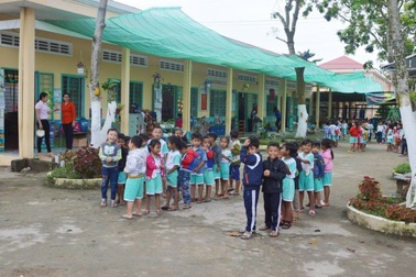 Sau bão số 16, học sinh trở lại học đầy đủ, nghiêm túc