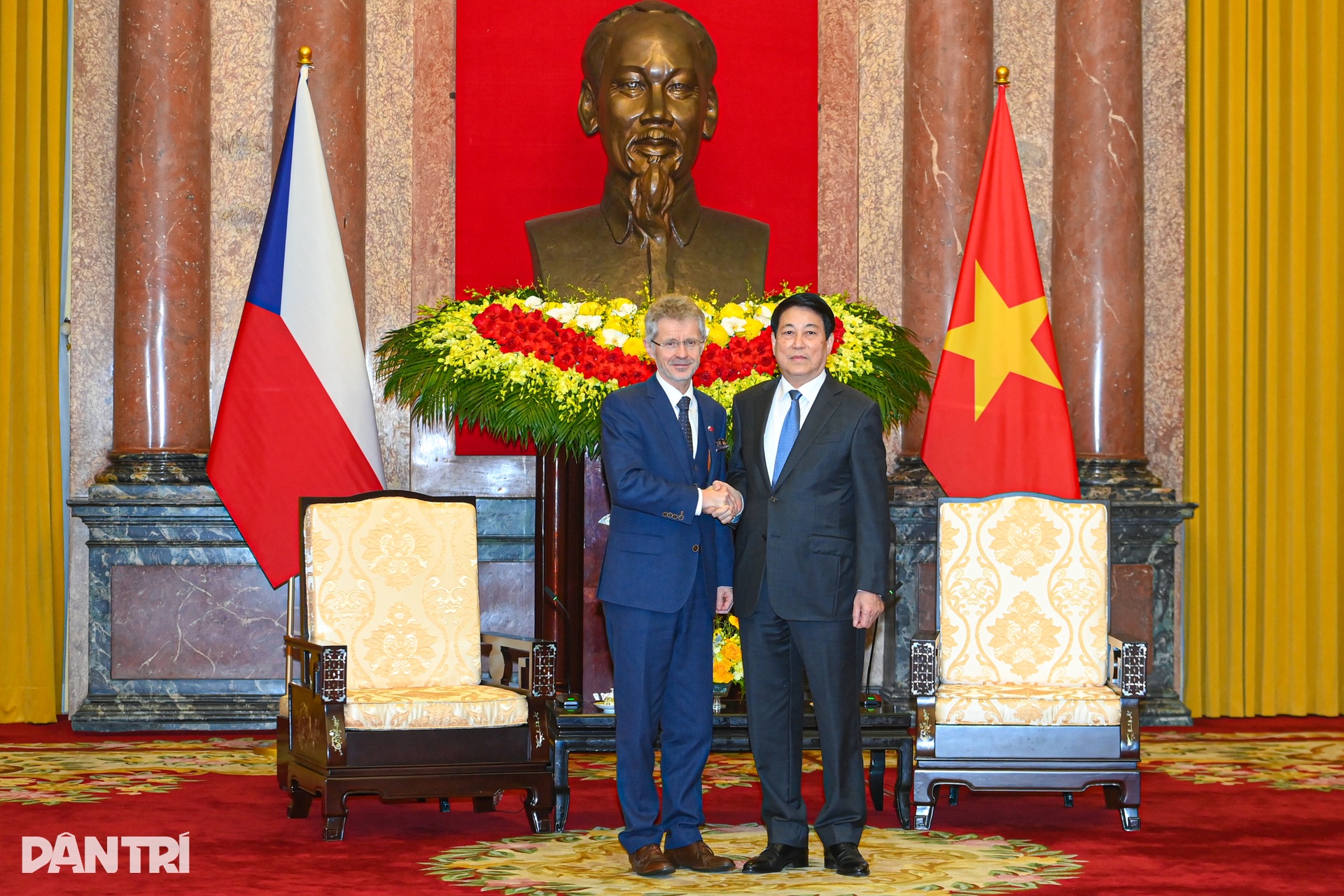 Chủ tịch nước Lương Cường hội kiến Chủ tịch Thượng viện Cộng hòa Séc - 1