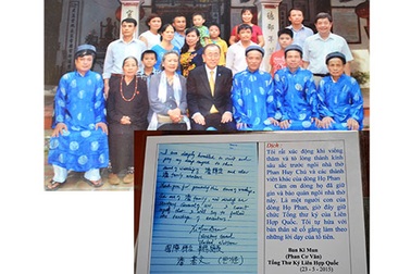 Ông Ban Ki-moon là người gốc Việt?