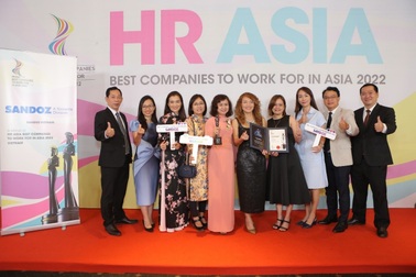 Sandoz Vietnam là "Nơi làm việc tốt nhất châu Á năm 2022"