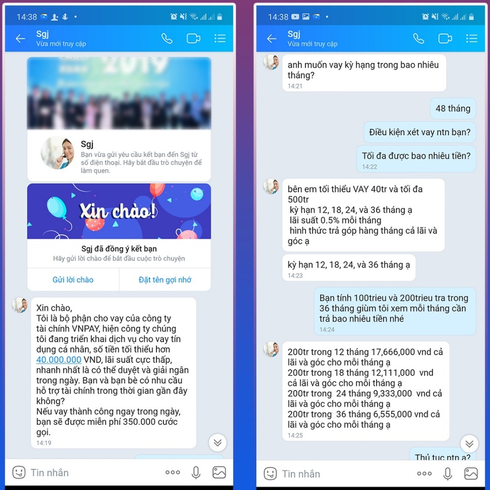 Cảnh giác trước chiêu trò giả mạo VNPAY mời vay tiêu dùng - 1 Cảnh giác trước chiêu trò giả mạo VNPAY mời vay tiêu dùng - 1