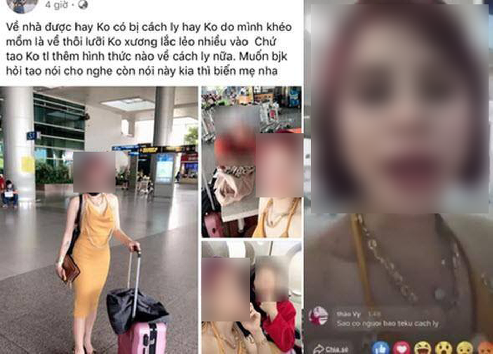Cách ly thêm người thân cô gái livestream lách luật khai báo y tế - 2 Cách ly thêm người thân cô gái livestream lách luật khai báo y tế - 2