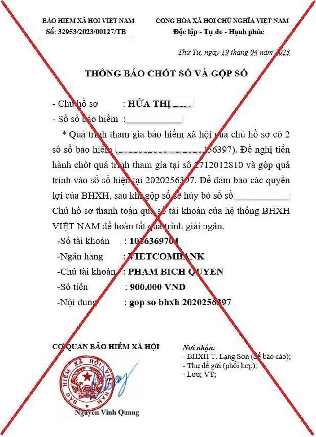 Mất oan tiền vì tin dịch vụ chốt sổ online trên mạng xã hội - 2 Mất oan tiền vì tin dịch vụ chốt sổ online trên mạng xã hội - 2