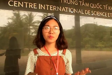Sinh viên Lê Thị Thảo Nguyên, học viên Trường hè khoa học