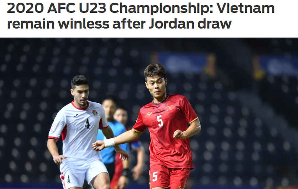 Báo châu Á thất vọng vì U23 Việt Nam vẫn chưa thắng - 1 Báo châu Á thất vọng vì U23 Việt Nam vẫn chưa thắng - 1