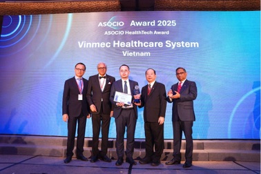 Vinmec được vinh danh tại ASOCIO Award 2025 với hạng mục Công nghệ y tế số