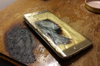 Thêm một chiếc smartphone của Samsung phát nổ