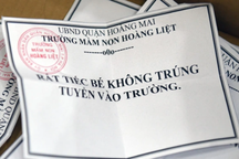 Bốc thăm vào trường mầm non: Cần xem lại cách quản lý giáo dục!