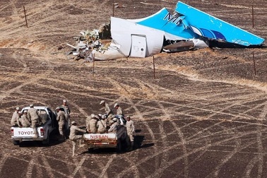 Máy bay Nga rơi tại Ai Cập "nhiều khả năng đã bị gài bom"