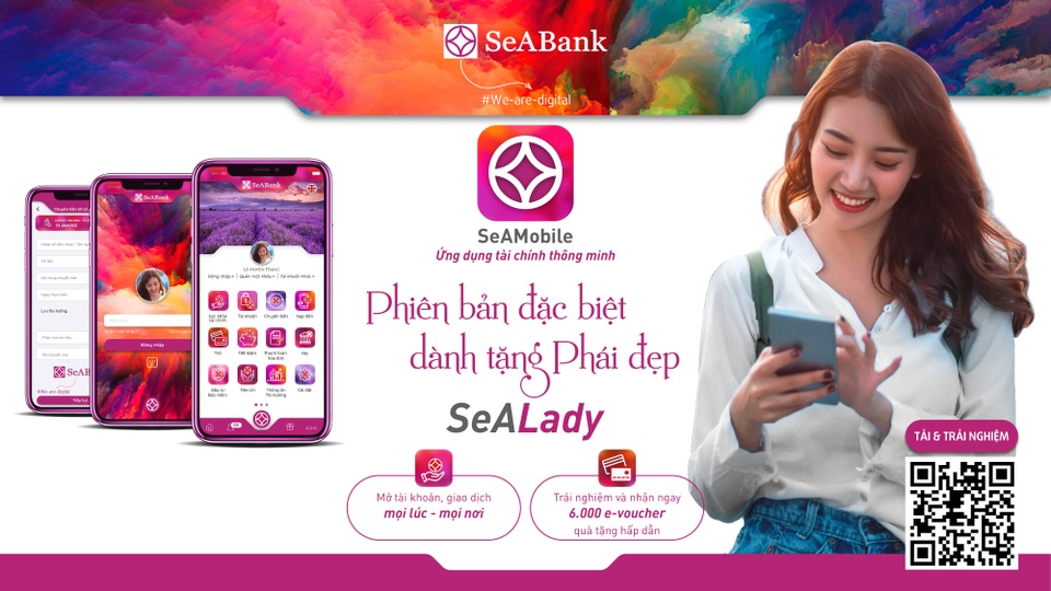 Ra mắt ứng dụng ngân hàng số SeAMobile phiên bản dành riêng cho phái đẹp - SeALady - 1 Ra mắt ứng dụng ngân hàng số SeAMobile phiên bản dành riêng cho phái đẹp - SeALady - 1