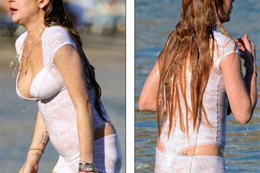 Sốc với thân hình xập xệ ở tuổi 29 của Lindsay Lohan