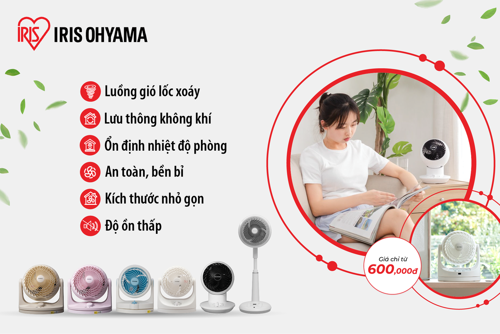 Quạt đối lưu không khí Nhật Bản IRIS OHYAMA ra mắt tại Việt Nam - 5 Quạt đối lưu không khí Nhật Bản IRIS OHYAMA ra mắt tại Việt Nam - 5