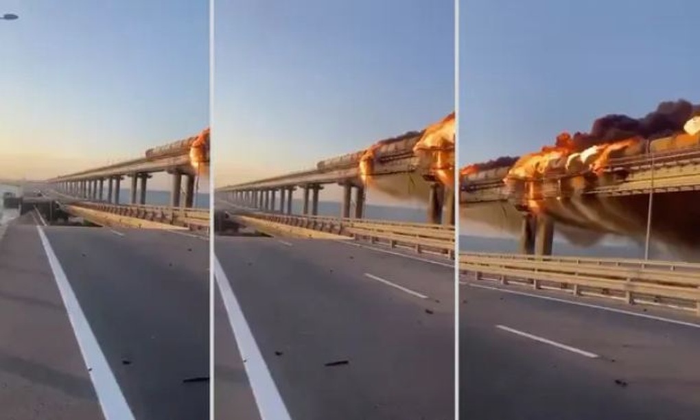 Nga nói cầu Crimea bị đánh bom - 2 Nga nói cầu Crimea bị đánh bom - 2