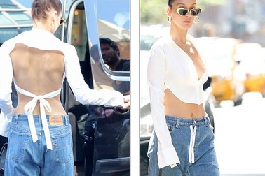 Áo mặc như không của siêu mẫu 19 tuổi