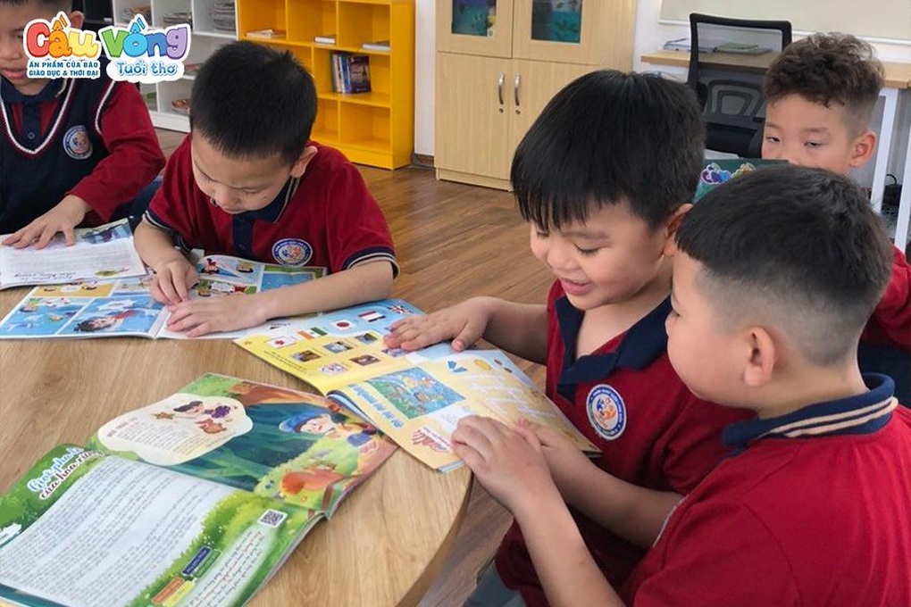Báo Giáo dục và Thời đại ra mắt ấn phẩm Cầu Vồng Tuổi thơ - 2 Báo Giáo dục và Thời đại ra mắt ấn phẩm Cầu Vồng Tuổi thơ - 2