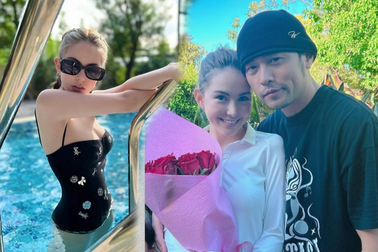 Sinh liền 3 con, bà xã Châu Kiệt Luân vẫn gợi cảm, tự tin diện bikini