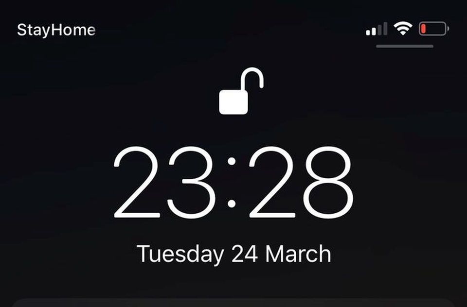 Người dùng nhận được thông điệp Stay Home trên điện thoại iPhone - 5 Người dùng nhận được thông điệp Stay Home trên điện thoại iPhone - 5