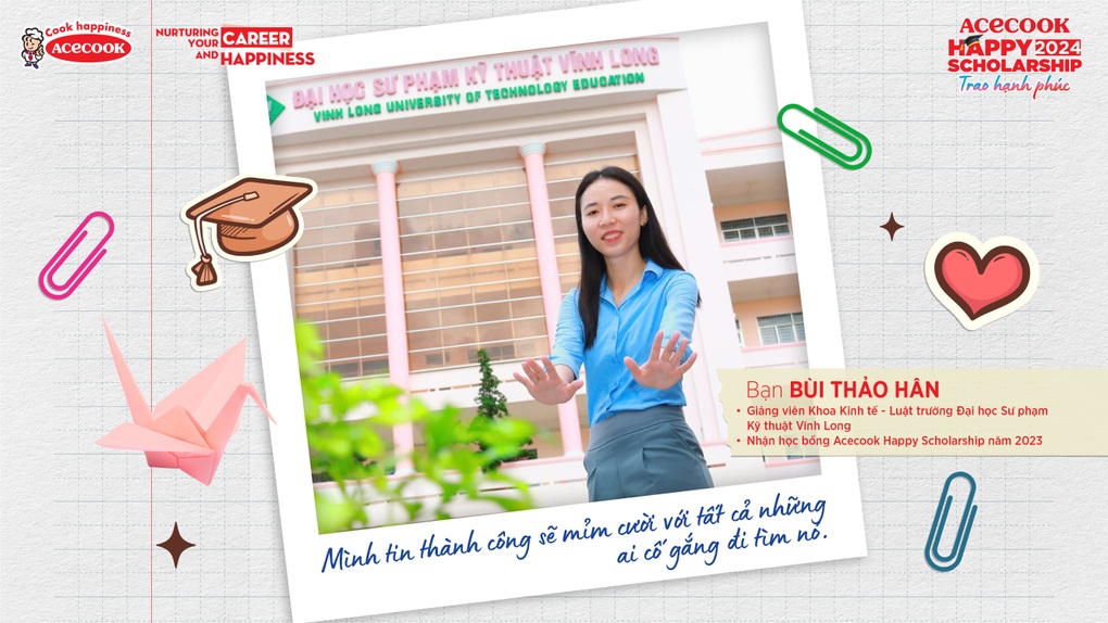 Acecook Việt Nam trao hạnh phúc với chương trình học bổng 2024 dành cho sinh viên - 3 Acecook Việt Nam trao hạnh phúc với chương trình học bổng 2024 dành cho sinh viên - 3