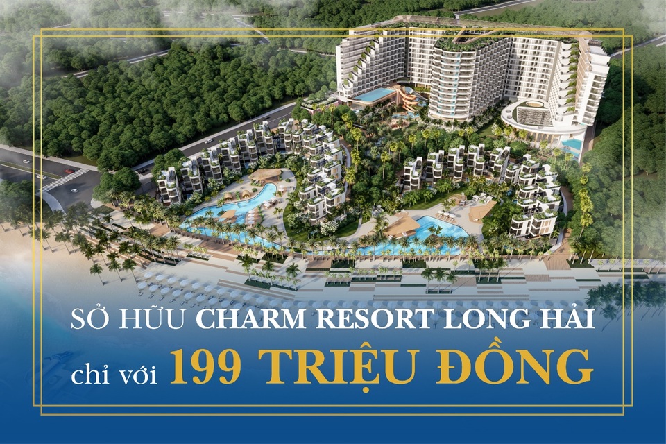 Charm Resort Long Hải tung chính sách bom tấn có một không hai - 1 Charm Resort Long Hải tung chính sách bom tấn có một không hai - 1