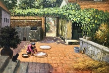 "Hồn quê" thân thương qua những nét vẽ của họa sĩ 9X