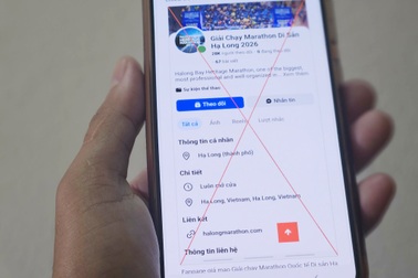 Fanpage giả mạo giải chạy Marathon quốc tế di sản Hạ Long để lừa đảo