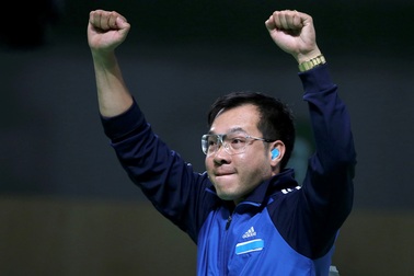 Hoàng Xuân Vinh bị loại ở nội dung 50m súng ngắn